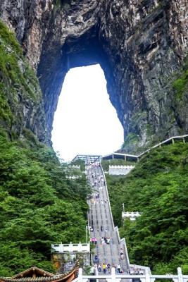 天门洞转向什么原理?张家界天门山天门洞形成原理