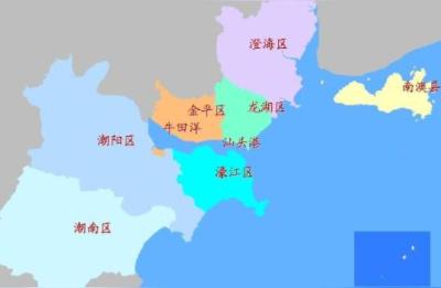 广东汕头属于华南还是华东,澄海是汕头中心城区吗