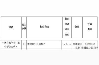 桃源居中澳实验学校小学一年级学费多少钱,2021宝安初中中考排名