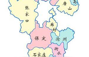 保定地区地图全图,保定位于张家口哪个方向