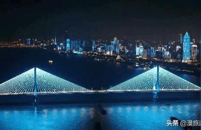武汉长江大桥夜景,武汉长江二桥灯光秀是怎么制作的