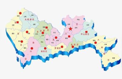 深圳市南山区地图,深圳南山经纬度