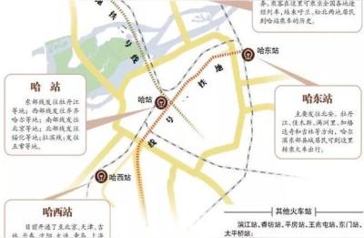 哈尔滨几个火车站,哈尔滨那个火车站离绥化近