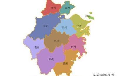 浙江的面积在全国排第几,高清版大图来了