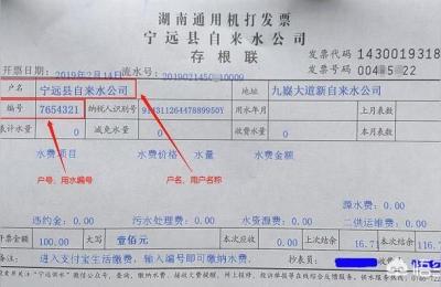 水表上的缴费户号怎么看,怎么查交水户号