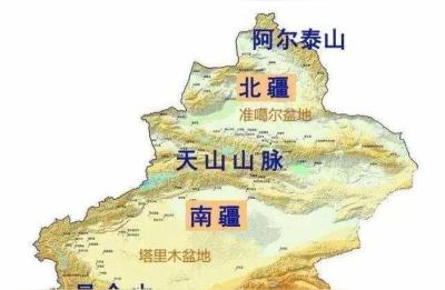 天山山脉地图,天山山脉和天山一样吗