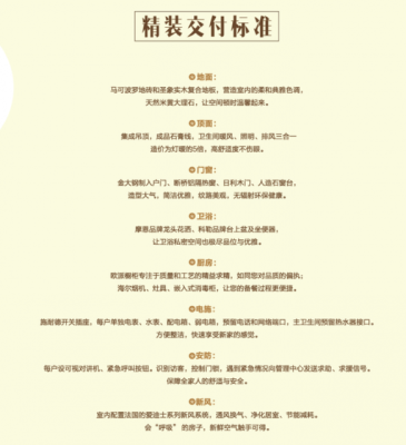 你知道多少,房屋交付标准和交付条件