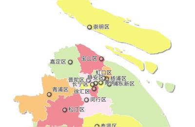 上海各区分布图,上海一共有几个区