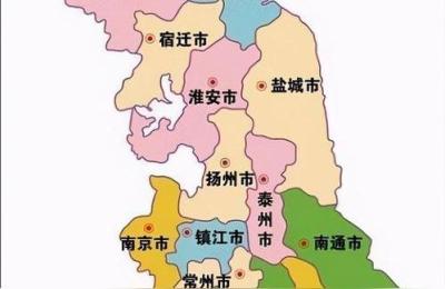 江苏行政区划图,江苏省最北部的2个县在1955年为何划分给了安徽省宿州