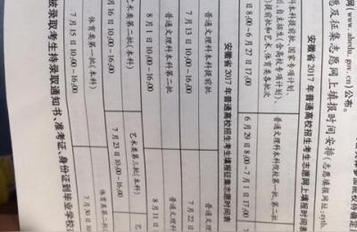 安徽二本录取结果,安徽志愿什么时候查到